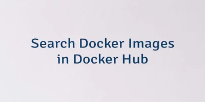 Search Docker Images in Docker Hub