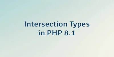 Intersection Types in PHP 8.1