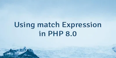 Using match Expression in PHP 8.0