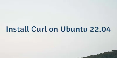 Install Curl on Ubuntu 22.04