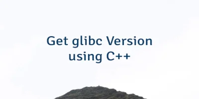 Get glibc Version using C++