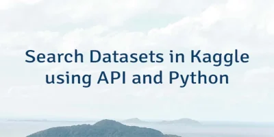 Search Datasets in Kaggle using API and Python