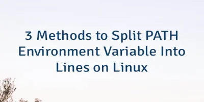 3 Methods to Split PATH Environment Variable Into Lines on Linux