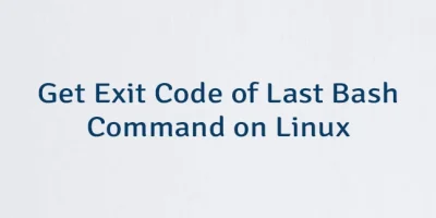 Get Exit Code of Last Bash Command on Linux