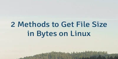 2 Methods to Get File Size in Bytes on Linux