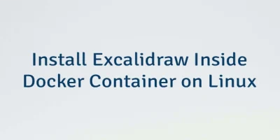 Install Excalidraw Inside Docker Container on Linux