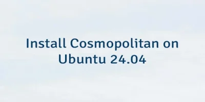 Install Cosmopolitan on Ubuntu 24.04