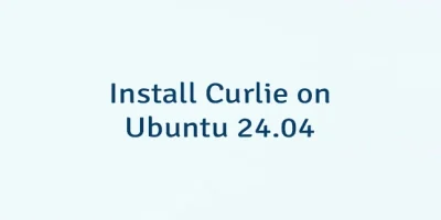 Install Curlie on Ubuntu 24.04