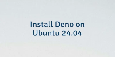 Install Deno on Ubuntu 24.04