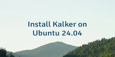 Install Kalker on Ubuntu 24.04