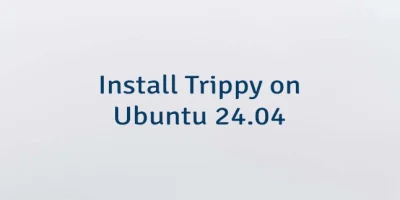 Install Trippy on Ubuntu 24.04