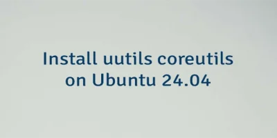 Install uutils coreutils on Ubuntu 24.04