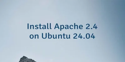 Install Apache 2.4 on Ubuntu 24.04