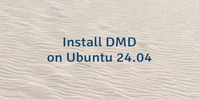 Install DMD on Ubuntu 24.04