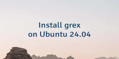 Install grex on Ubuntu 24.04