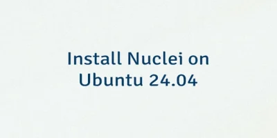 Install Nuclei on Ubuntu 24.04