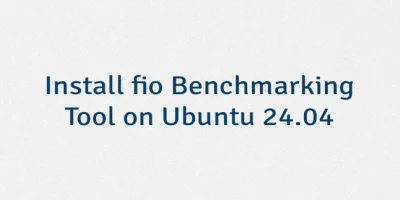 Install fio Benchmarking Tool on Ubuntu 24.04