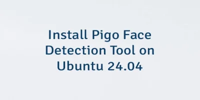 Install Pigo Face Detection Tool on Ubuntu 24.04
