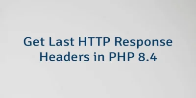 Get Last HTTP Response Headers in PHP 8.4
