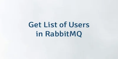Get List of Users in RabbitMQ