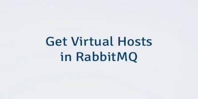 Get Virtual Hosts in RabbitMQ