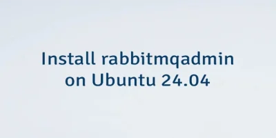 Install rabbitmqadmin on Ubuntu 24.04