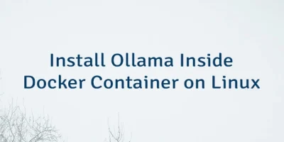 Install Ollama Inside Docker Container on Linux