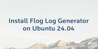 Install Flog Log Generator on Ubuntu 24.04