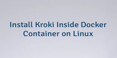 Install Kroki Inside Docker Container on Linux
