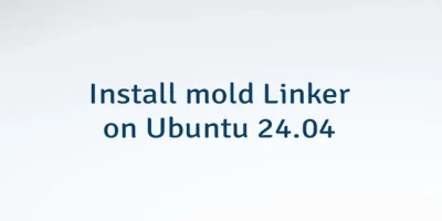 Install mold Linker on Ubuntu 24.04