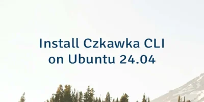 Install Czkawka CLI on Ubuntu 24.04