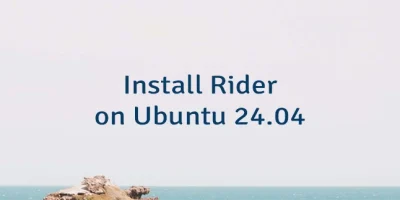 Install Rider on Ubuntu 24.04