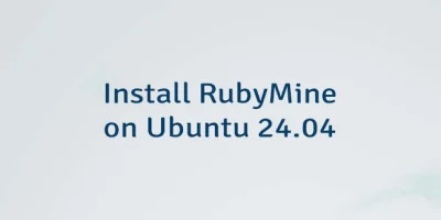 Install RubyMine on Ubuntu 24.04