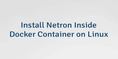 Install Netron Inside Docker Container on Linux