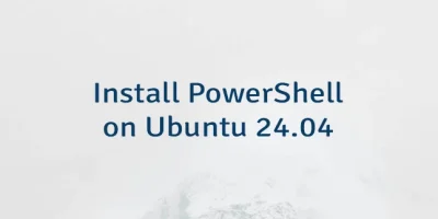 Install PowerShell on Ubuntu 24.04