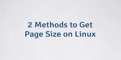2 Methods to Get Page Size on Linux