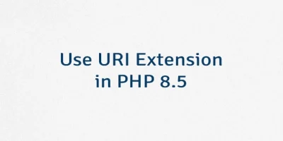Use URI Extension in PHP 8.5