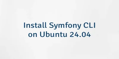 Install Symfony CLI on Ubuntu 24.04