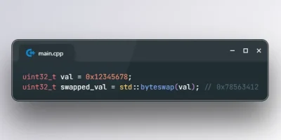Reverse Byte Order of Integer in C++23