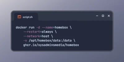 Install HomeBox Inside Docker Container on Linux