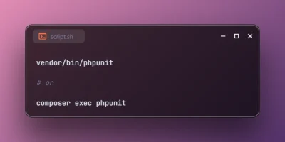 2 Methods to Run Vendored Script Installed with Composer