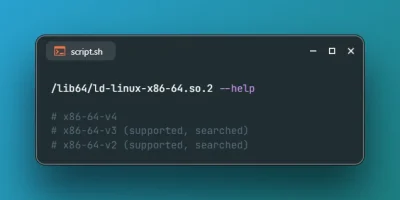 Check x86-64 Microarchitecture Level on Linux