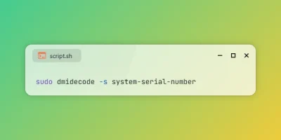 Get System Serial Number on Linux