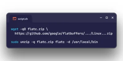 Install flatc on Ubuntu 24.04