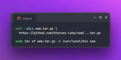 Install sem Semantic Versioning Tool on Ubuntu 26.04