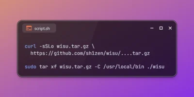 Install wisu on Ubuntu 26.04