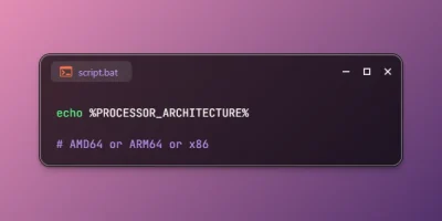 2 Methods to Get CPU Architecture on Windows