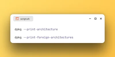 Check Host and Foreign Architectures using dpkg