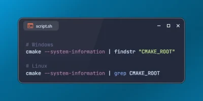 Get CMake Built-in Modules Location