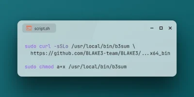 Install b3sum on Ubuntu 26.04